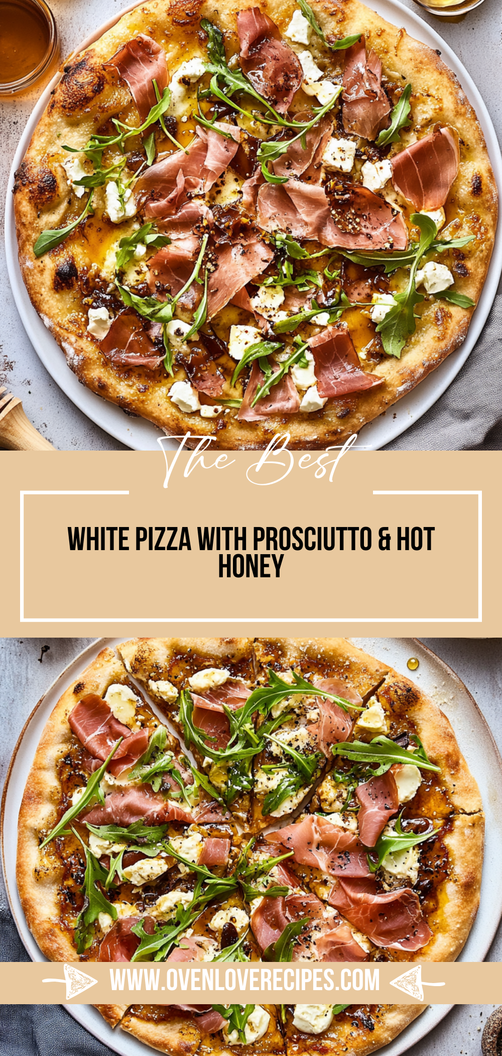 White Pizza with Prosciutto & Hot Honey