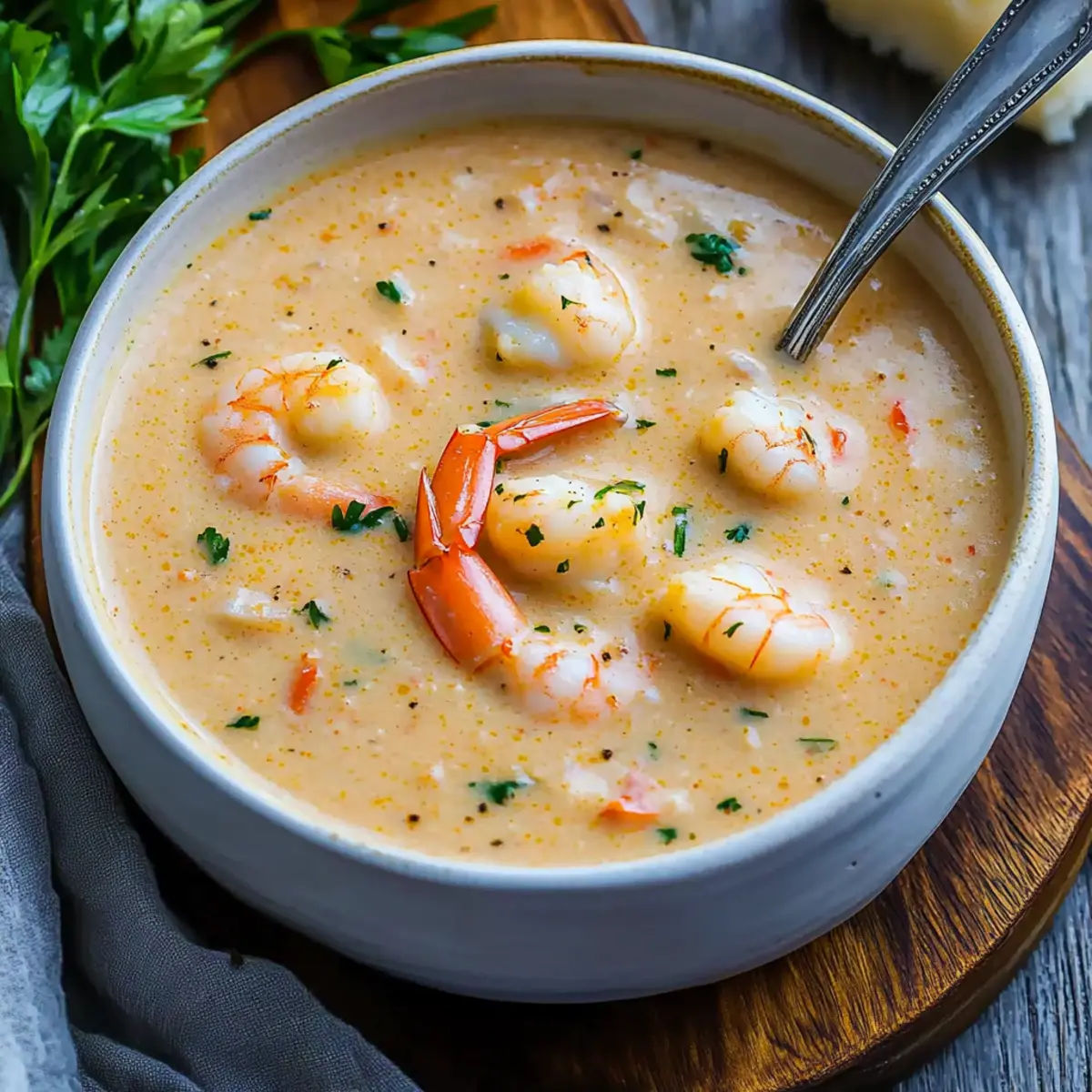 Hearty Crab and Shrimp Seafood Bisque for Cozy Nights