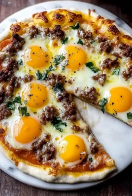 Satisfy Mornings with Protein-Packed Sausage & Egg Breakfast Pizza