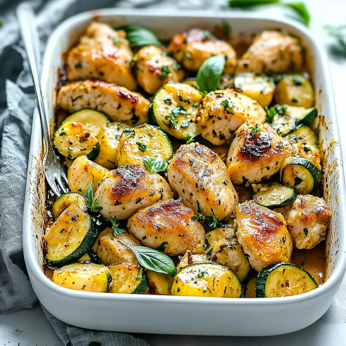Savory Baked Chicken and Zucchini for Easy Weeknight Meals