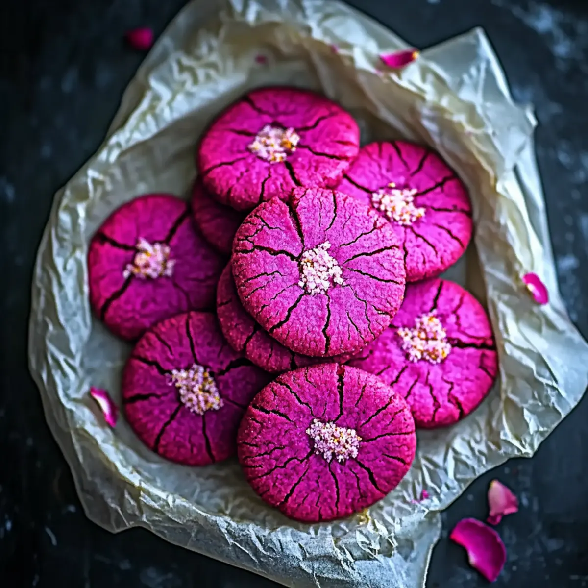 Rose & Beet Pink Cookies for a Deliciously Colorful Treat